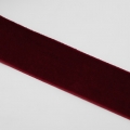 Лента бархатная, 25 мм, 18 ± 1 м, цвет бордовый №46